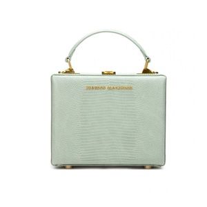 Kendrick Trunk Green Lizard Embossed w/ Gold Hardware